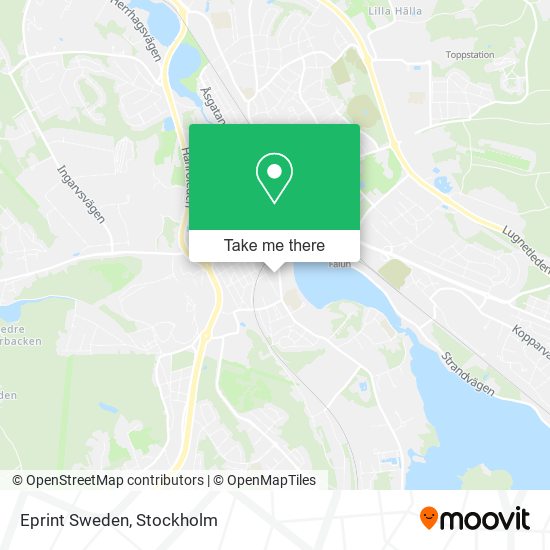 Eprint Sweden map