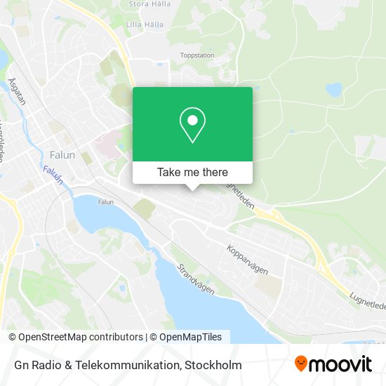 Gn Radio & Telekommunikation map