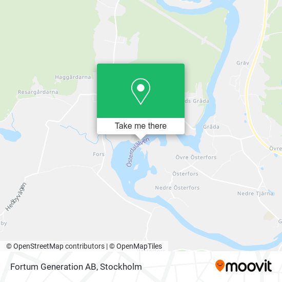 Fortum Generation AB map