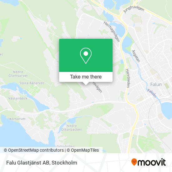 Falu Glastjänst AB map