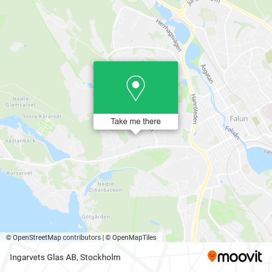 Ingarvets Glas AB map