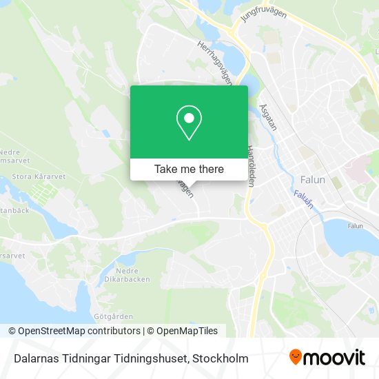 Dalarnas Tidningar Tidningshuset map