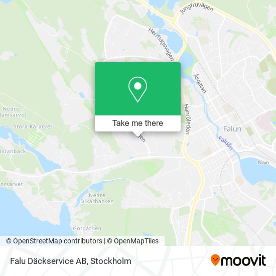 Falu Däckservice AB map