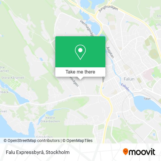 Falu Expressbyrå map