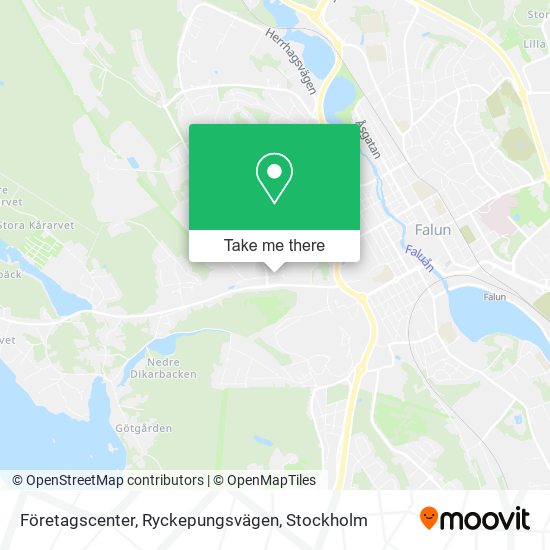 Företagscenter, Ryckepungsvägen map