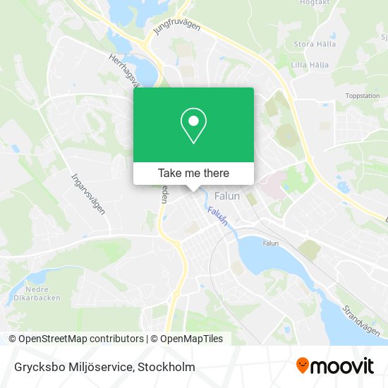 Grycksbo Miljöservice map