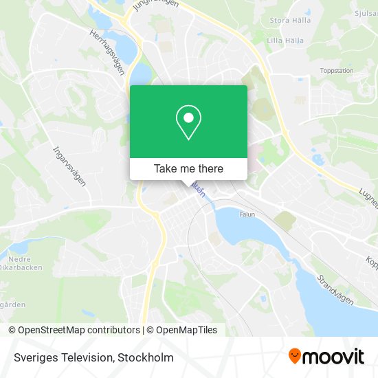 Sveriges Television map