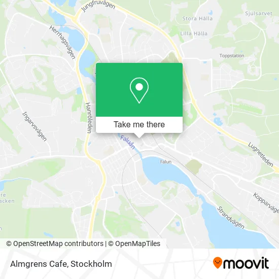 Almgrens Cafe map
