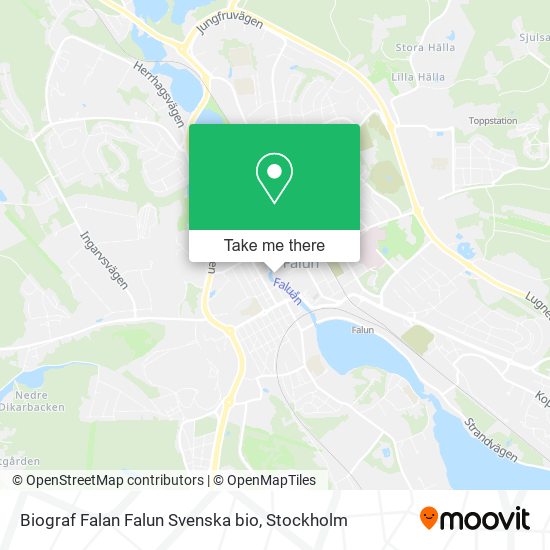 Biograf Falan Falun Svenska bio map