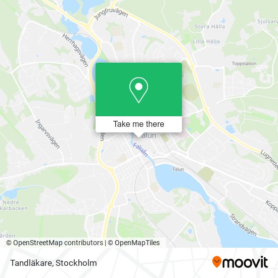 Tandläkare map