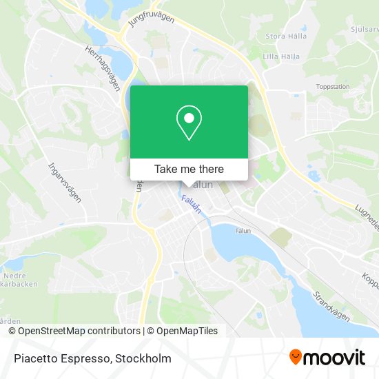 Piacetto Espresso map