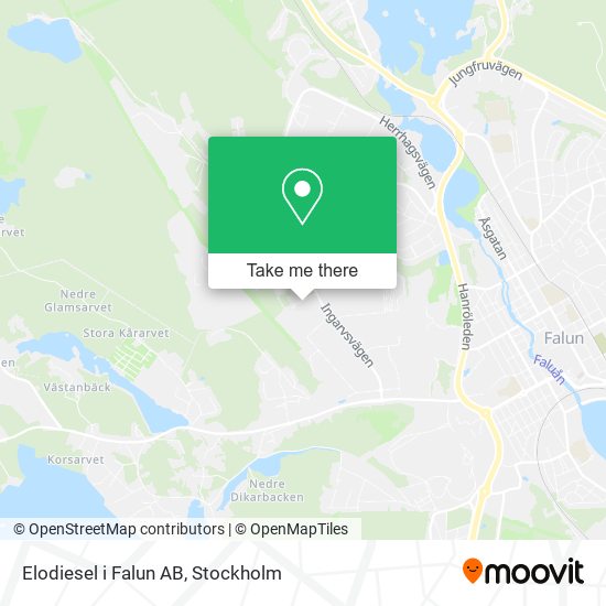 Elodiesel i Falun AB map