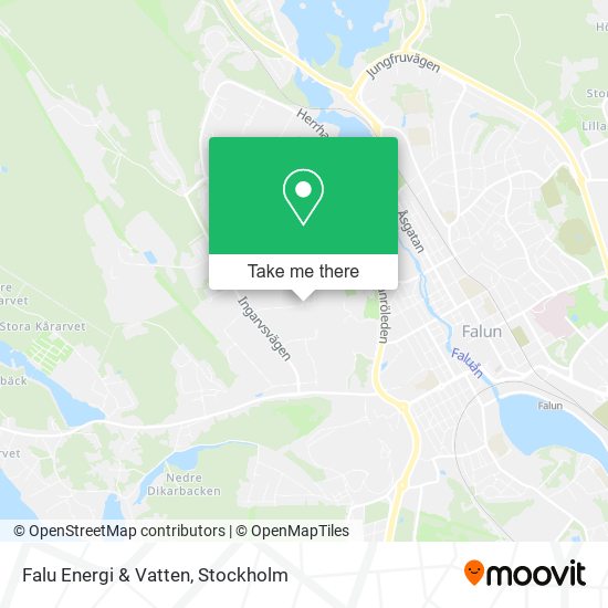 Falu Energi & Vatten map