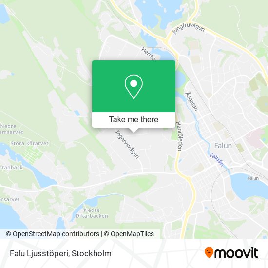 Falu Ljusstöperi map