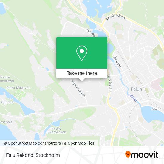 Falu Rekond map