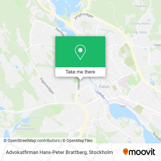 Advokatfirman Hans-Peter Brattberg map