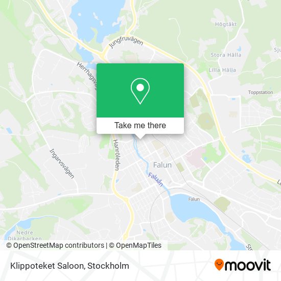 Klippoteket Saloon map