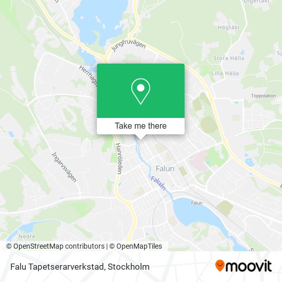 Falu Tapetserarverkstad map