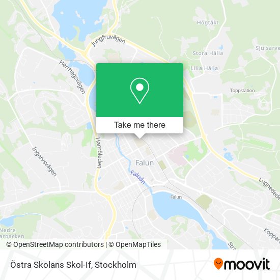Östra Skolans Skol-If map