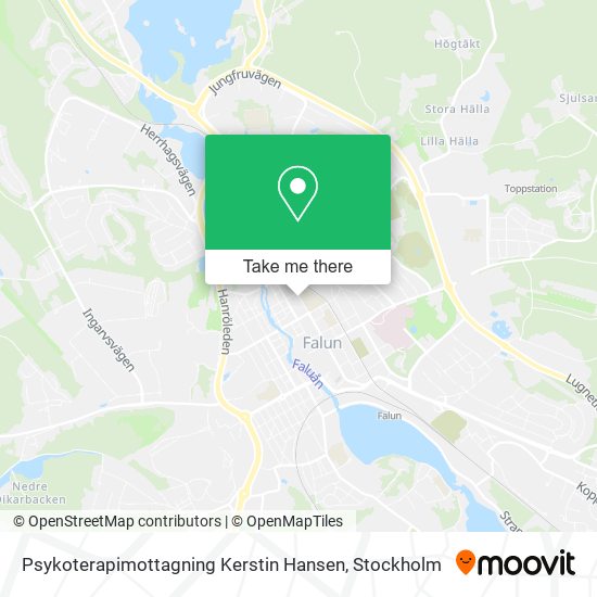 Psykoterapimottagning Kerstin Hansen map
