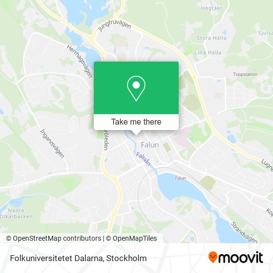 Folkuniversitetet Dalarna map