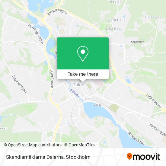 Skandiamäklarna Dalarna map