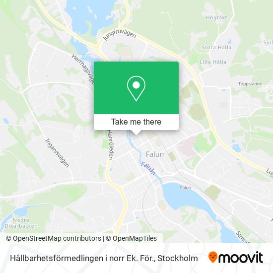 Hållbarhetsförmedlingen i norr Ek. För. map
