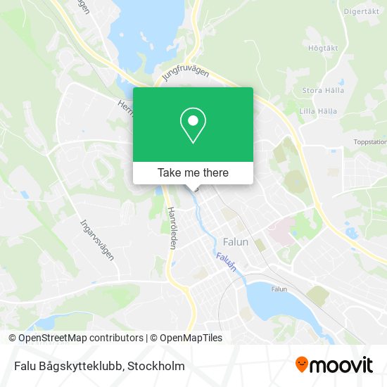 Falu Bågskytteklubb map