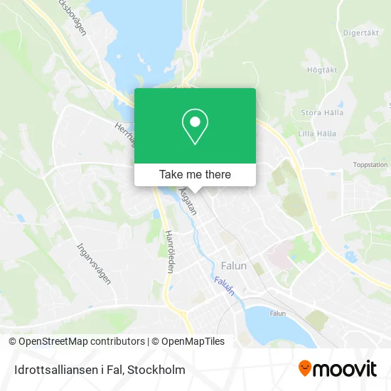 Idrottsalliansen i Fal map