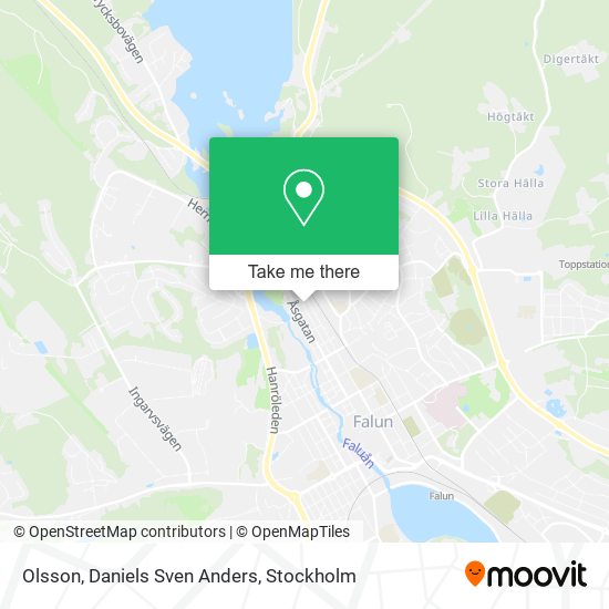 Olsson, Daniels Sven Anders map