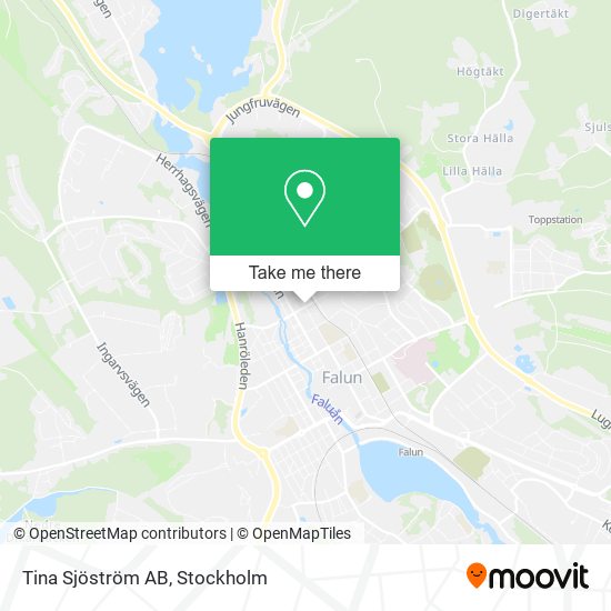 Tina Sjöström AB map