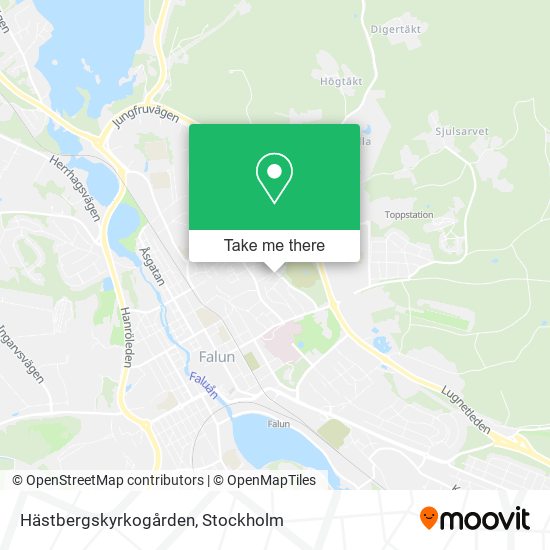 Hästbergskyrkogården map