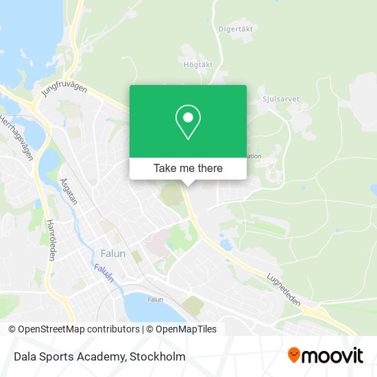 Dala Sports Academy map