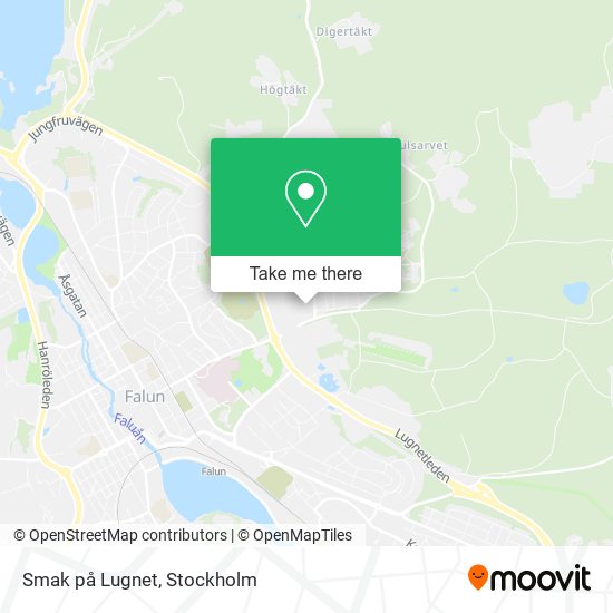 Smak på Lugnet map