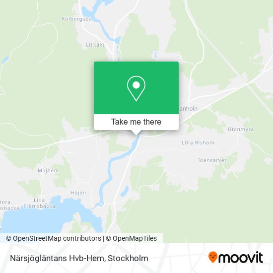 Närsjögläntans Hvb-Hem map
