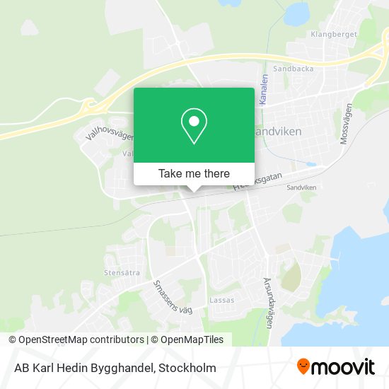 AB Karl Hedin Bygghandel map