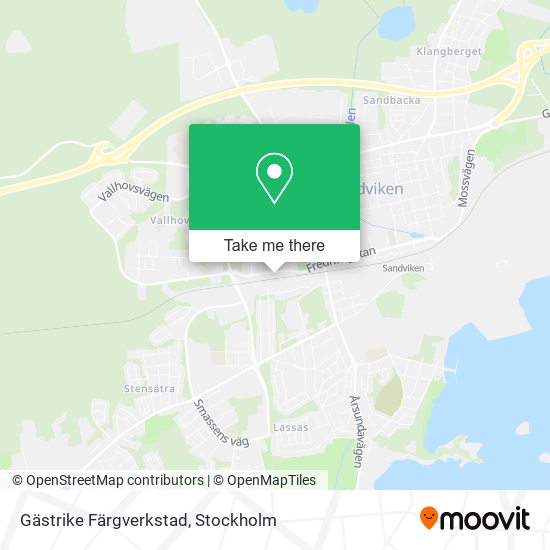 Gästrike Färgverkstad map