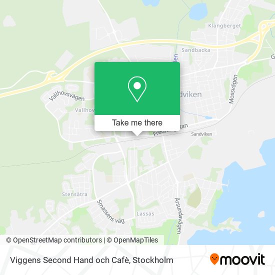 Viggens Second Hand och Cafè map