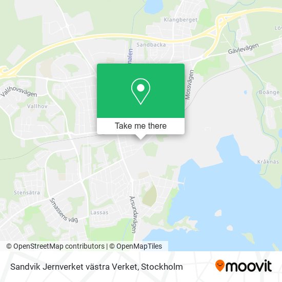 Sandvik Jernverket västra Verket map