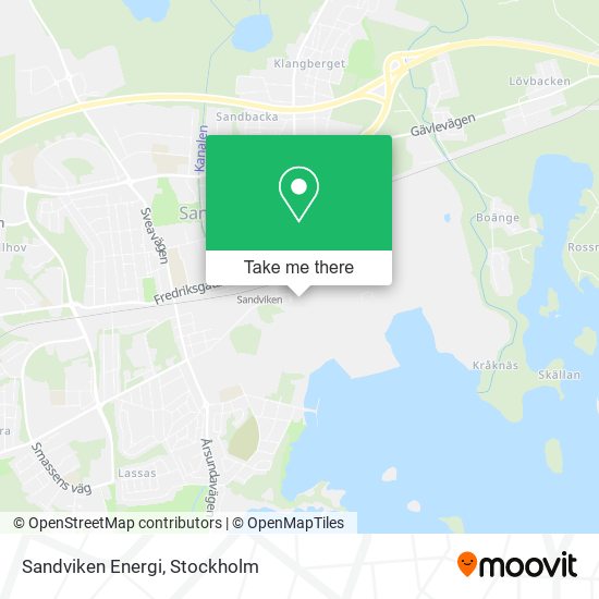 Sandviken Energi map