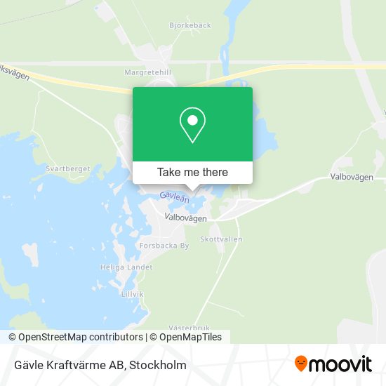 Gävle Kraftvärme AB map