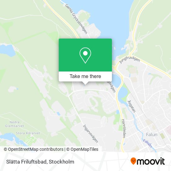 Slätta Friluftsbad map