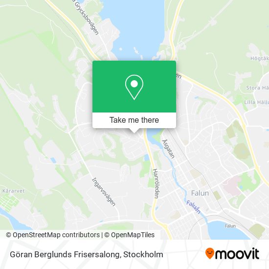 Göran Berglunds Frisersalong map