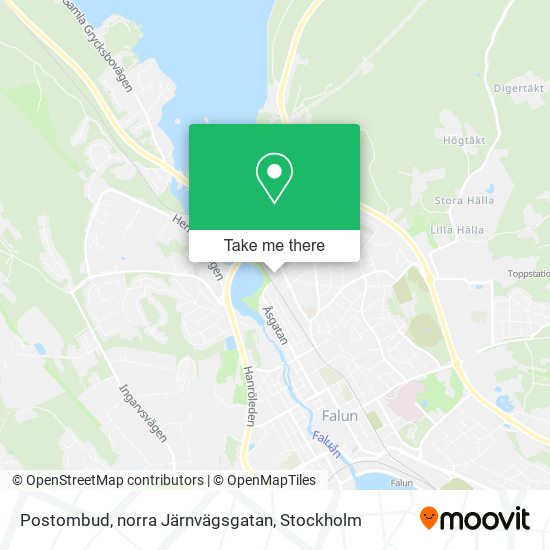 Postombud, norra Järnvägsgatan map