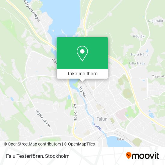 Falu Teaterfören map