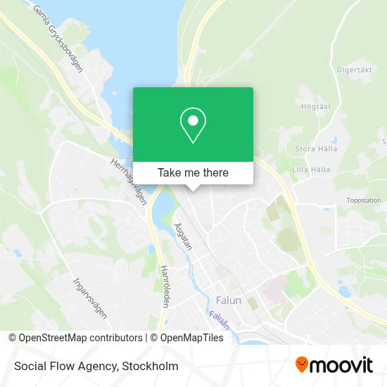 Social Flow Agency map