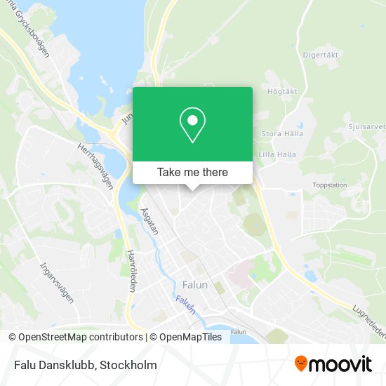 Falu Dansklubb map