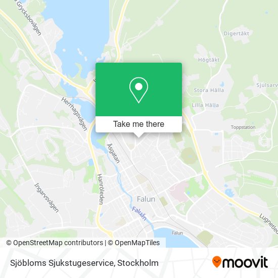 Sjöbloms Sjukstugeservice map