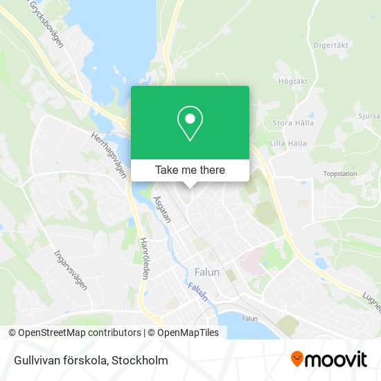 Gullvivan förskola map