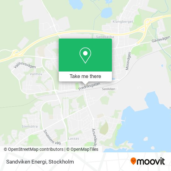 Sandviken Energi map